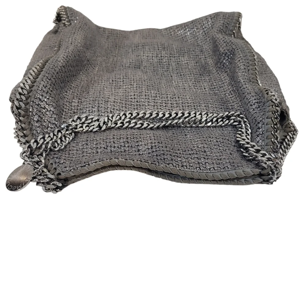 Rare Stella McCartney Silver Falabella Large Tote Bag EUC
